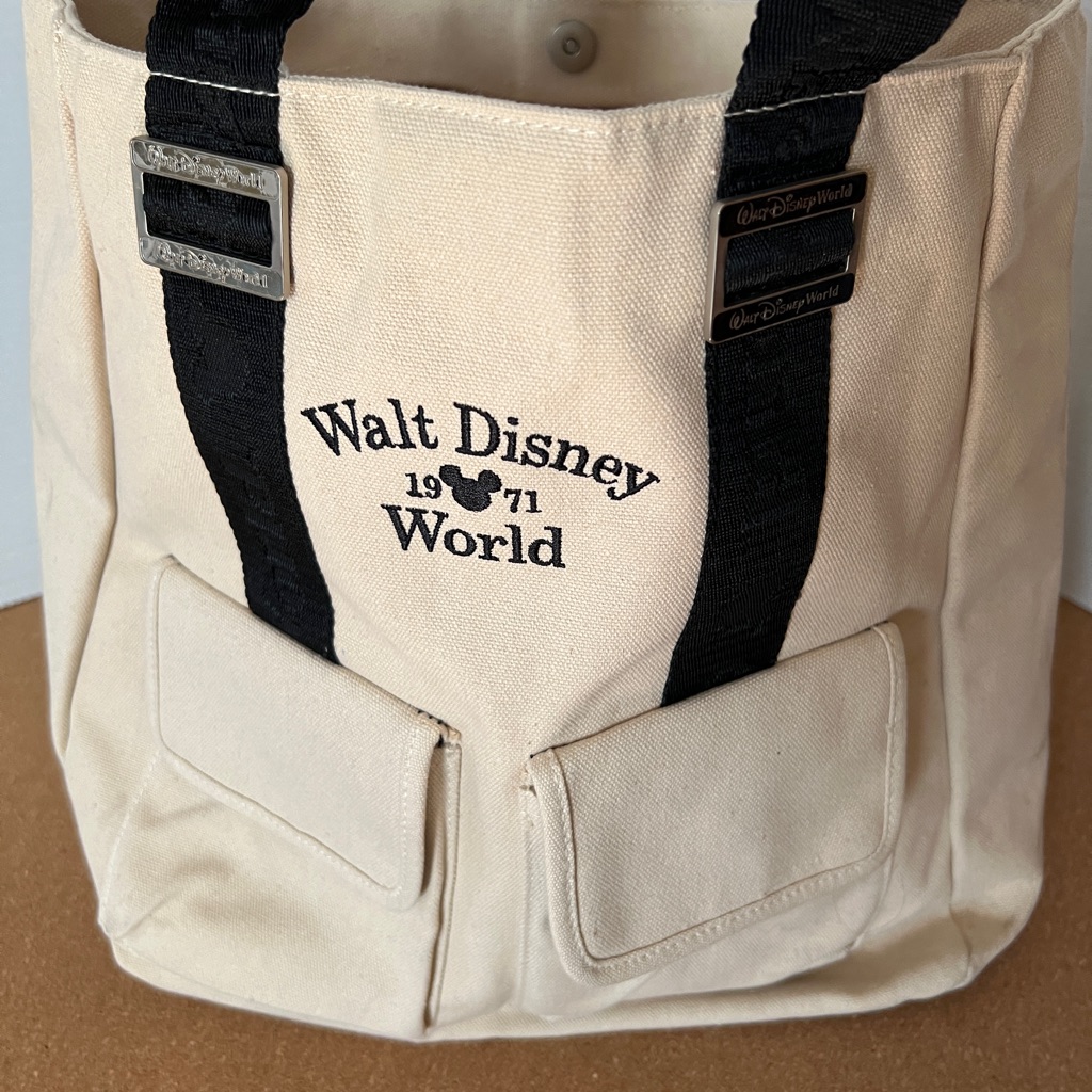 Disney Beige And Black Tote Bag